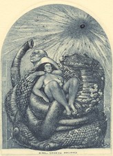 2021 Ex-libris ADAM & EVA K. Antioukhin Erotic Original etching