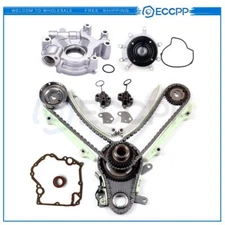 For 99-04 Dodge 4.7L SOHC Timing Chain Kit Cover Gasket Set Water and Oil Pump