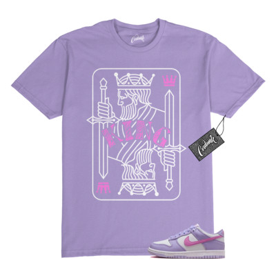 Dunk Lilac Bloom Pink Beyond Hydrangeas Lavender White T Shirt to Match KING
