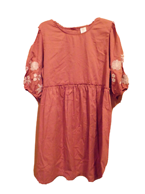 Blue or Rust Color Bubble Sleeve Dresses~Girl's Sizes~NEW w/tags~Cotton |  eBay