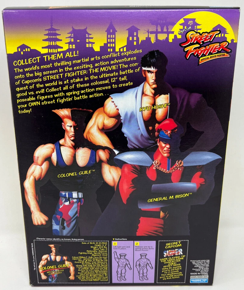 Street Fighter 1993 - Coronel Guile 1:6 - Hasbro Capcom GI Joe - Nuevo sin abrir Foto 3 de 4