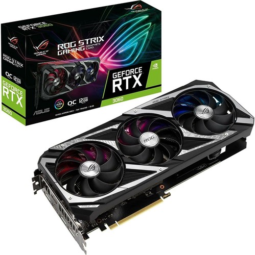 ASUS ROG Strix GeForce RTX 3060 OC V2 12GB GDDR6 Graphics Card