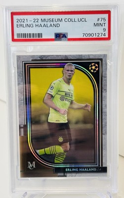 2021-22 Topps Museum Collection Erling Haaland PSA 9 | eBay