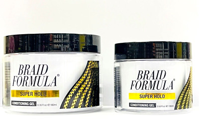 EBIN-BRAID FORMULA-LOCK'N POMADE-PFLEGENDES GEL-SUPER HALTBAR-SCHNELLER UK-VERSAND!!!