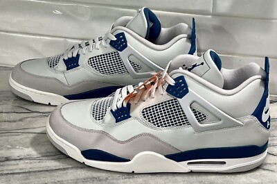 Buy Size 17 - Air Jordan 4 Retro 2024 Military Blue online | eBay
