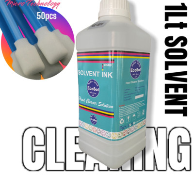 Solvent Ink Solvent Cleaning Solution and Cleaning Swaps Roland Mutoh Mimaki