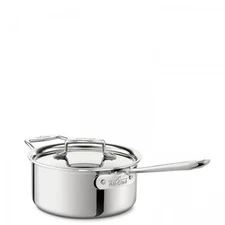 All-Clad SD55203 D5 Polished 18/10 SS 5-Ply Bonded 3-qt sauce Pan (No Lid) (Dent