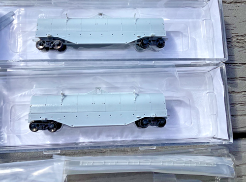 2 ATLAS N Scale 1/160 42' Coil Steel Cars Undecorated w/ Metal Wheels # 50000837 - Picture 5 of 22
