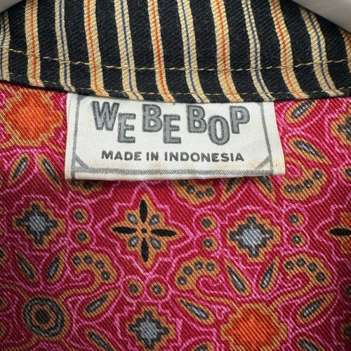 Vintage We Be Bop Tunic Top Shirt Size 1X 2X Statement Maximalist Hippie Indie - Picture 10 of 12
