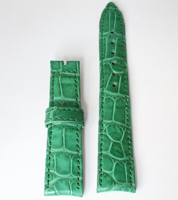 Originaler Baume & Mercier Armband Aus Grüner Leder - Anstoß 16Mm
