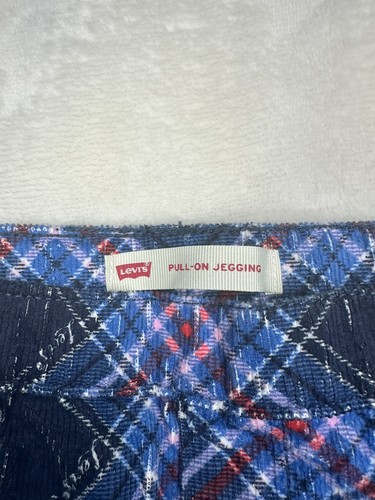 Levi’s plaid corduroy pull-on jeggings Size 10 Reg - Picture 4 of 5