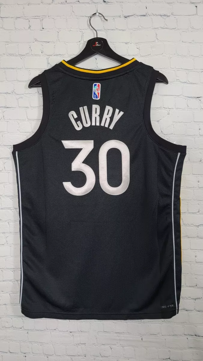 Warriors Curry black jersey