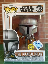 Funko PoP! Star Wars Glows In The Dark The Mandalorian #408 Funko Insider Club