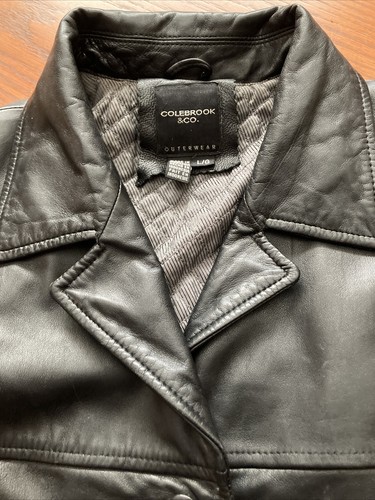 Colebrook Womens Black Leather Jacket 