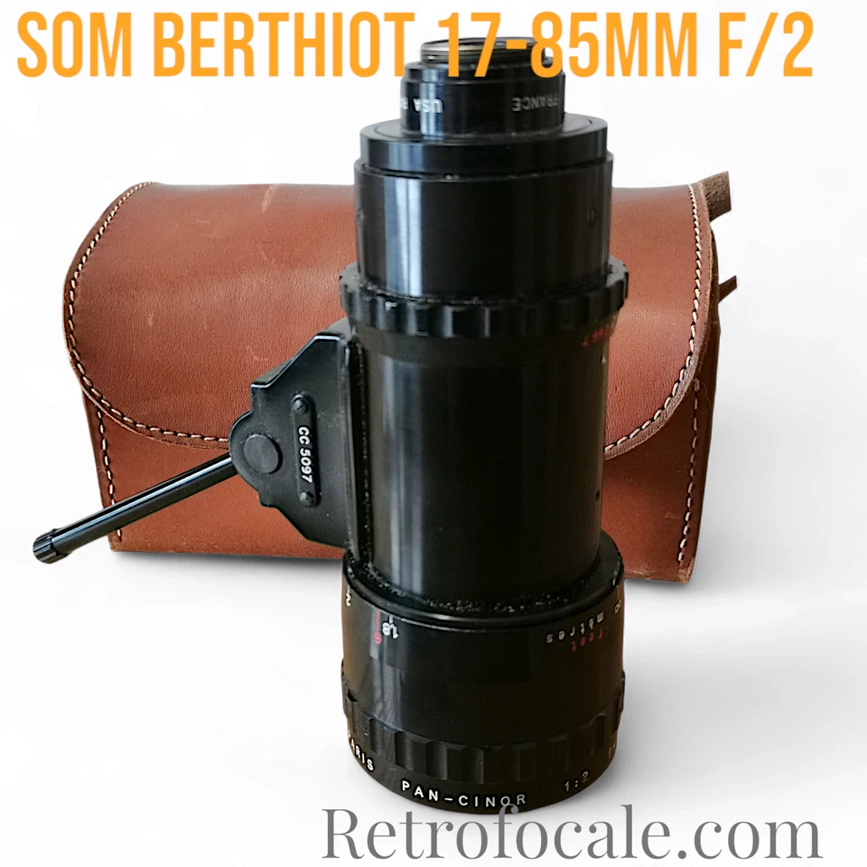 🖤 Berthiot Pan Cinor Sound 17-85 mmm F/2 🖤 Parfocal Super 16 Kern Bolex Foto 3 de 4