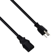 3 Prong AC Cable Power Cord For Samsung PS50Q97HDX/XEU Plasma TV