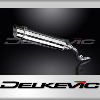 Suzuki DR125 SM 2005-2014 Auspuff Schalldämpfer 350mm rund Edelstahl
