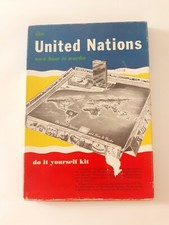 "The United Nations And How It Works," Model Making Packet 3D 1955 Education