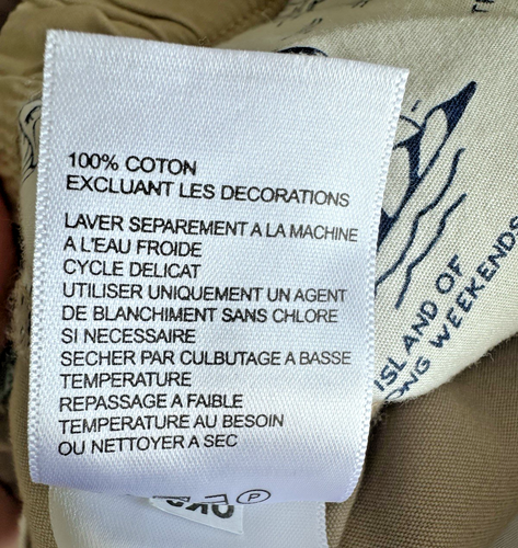 Tommy Bahama Men's Jungle Beach 9" Cotton Drawstring Cargo Shorts Khaki Beige L - 第 10/10 張圖片