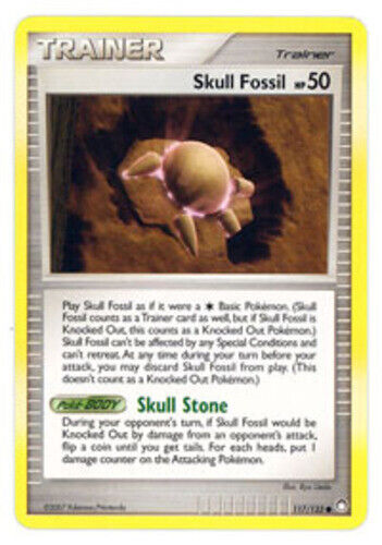 Pokemon - Skull Fossil - 117/123 - Common - Mysterious Treasures - NM - Picture 1 of 1