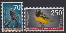 Z17-24-04 | Senegal - 1969 : Birds 70f , 250f - 2 val.  - ** MNH
