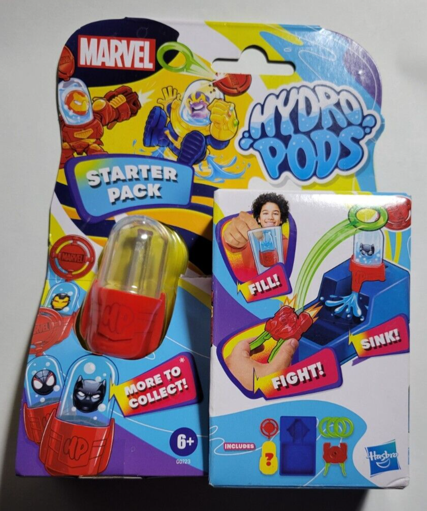 Hydro Pods ~ Marvel ~ Starter Pack ~ Fill - Fight - Sink