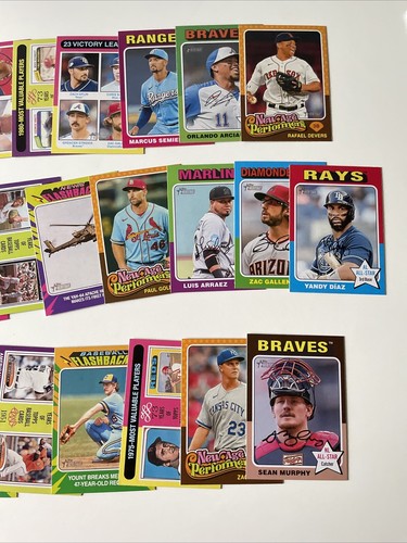 MLB Cards Lot 2024 2023 Topps Heritage Zack Grenkie, Mickey Mantle, Aaron Judge - Picture 2 of 4