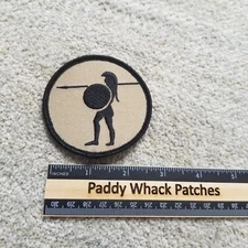 Molon Labe Patch Hook & Loop Back Military Morale Tactical Spartan Soldier Spear