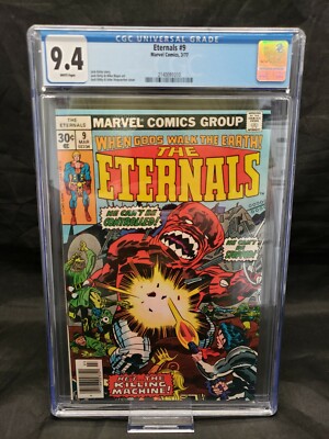Eternals #9 1st Appearance of Sprite Lia McHugh CGC 9.4 NM 1977 Jack Kirby