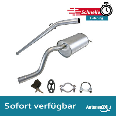 Auspuffanlage für RENAULT TWINGO II 1.5 dCi 1.2 TCe ab. 2007, Auspuff