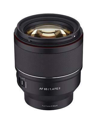 【中古】「非常に良い」Samyang SY85M-S 85mm F1.4 Lens for Sony Alpha [並行輸入品] Samyang 85mm F1.4 AF Series II Full Frame Telephoto (Sony E) | eBay