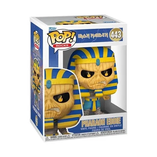 Funko POP! Rocks - Iron Maiden Pharaoh Eddie Figure #443 + Protector