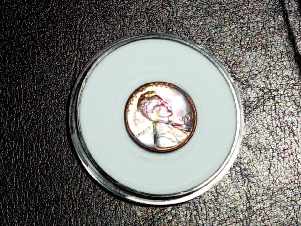 Uncirculated 1959 p Lincoln One Cent 1c Toned BU  - Image 2 of 4