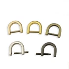 10 15 mm Detachable Openable Screw U Ring Metal Clasp Handbag Purse Strap Belt