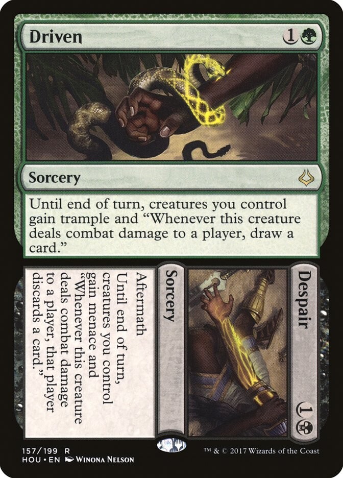 Played MTG Driven // Despair Hour of Devastation HOU R 157