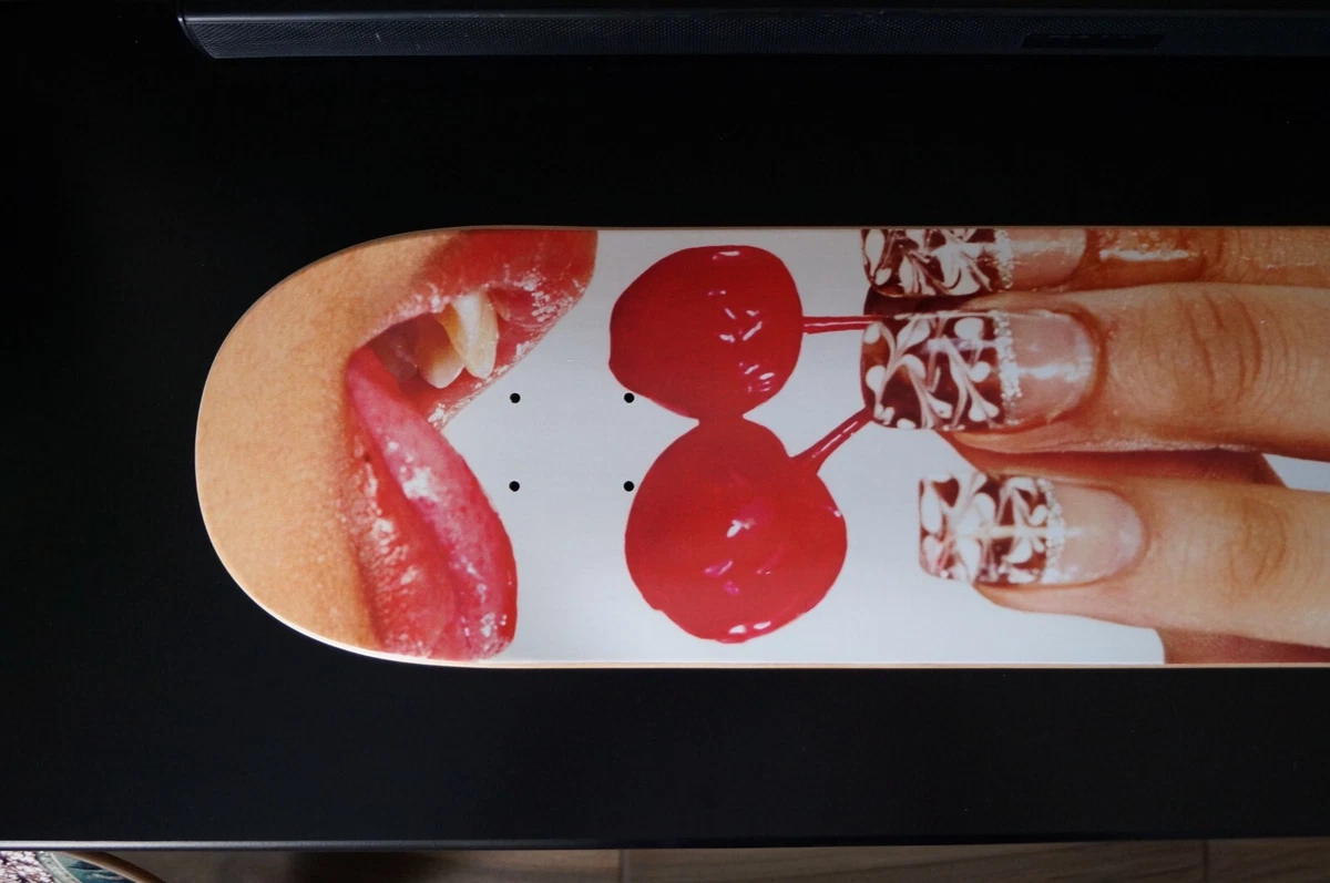 Brand New Supreme Cherries Skateboard Deck StockX 300 No Plastic Wrap 194
