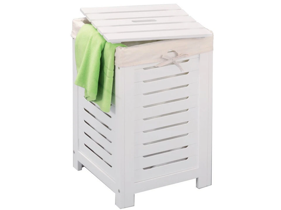 Wäschetruhe Wäschesammler Wäschebox Wäschekorb mit Deckel Badezimmerkorb ✅ZELLER - Bild 2 von 2