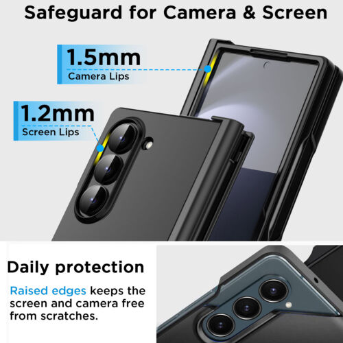 For Samsung Galaxy Z Fold 6 Case Shockproof Hinge Phone Cover+Screen Protector - Picture 6 of 39