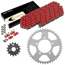 Red O-Ring Drive Chain & Sprockets Kit for Suzuki GSX750F Katana 750 1998-06