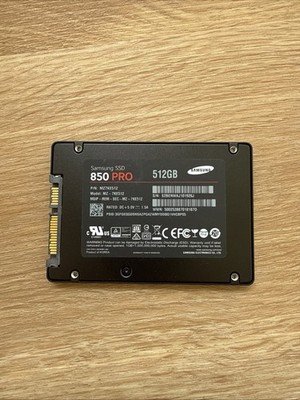 Lot of 2 Samsung SSD : 850 PRO 512GB & 850 EVO 250GB 2.5