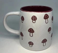 TABLETOP GALLERY Jumbo COFFEE MUG Red and White Mushroom  NEW w/ tag