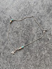 Cavigliera color argento con stella marina