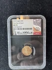 2025 $5 1/10-oz American Gold Eagle NGC FDOI MS70, Anna Cabral Signed