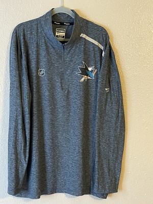 Men s 3XL NWOT San Jose Sharks Fanatics Authentic Pro 1/4 Zip Jacket