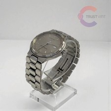 Longines Conquest VHP L1.613.4 Quartz Gray Dial Date Vintage Men's Watch Japan