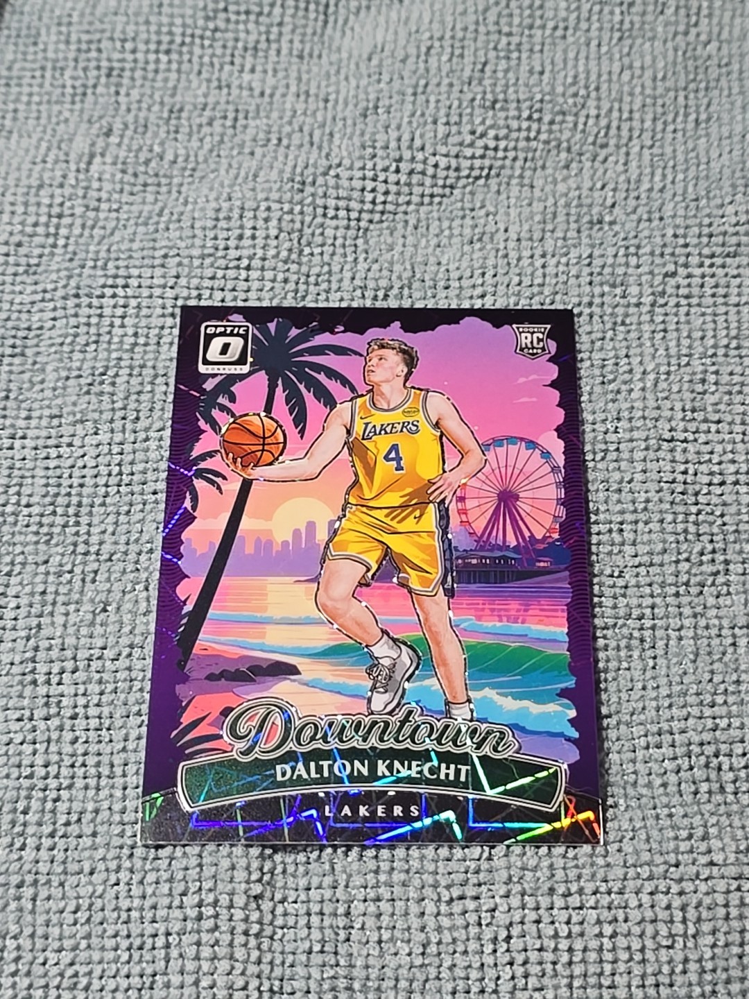 2024-25 Panini Optic Basketball Dalton Knecht Downtown Lakers SSP RC Rookie