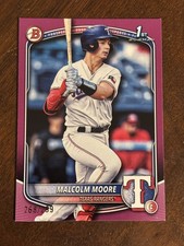 2025 1st Bowman Malcolm Moore Fuchsia 268/299 BP-129