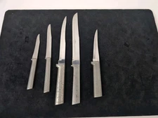 Collection Of (5) Rada Cutlery Knives Knife Butcher Filet Paring More 7"-12"
