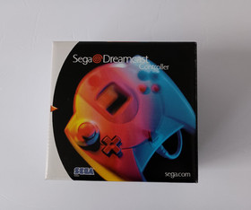 🎮 DREAMCAST 🎮 GAMING CONTROLLER 🖤 CLEAR BLACK 🖤 WITH BOX  / INSTRUCTIONS 
