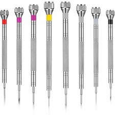 8 Pieces Precision Jewelers Screwdriver Set, Micro Watch Repair Screwdriver S...